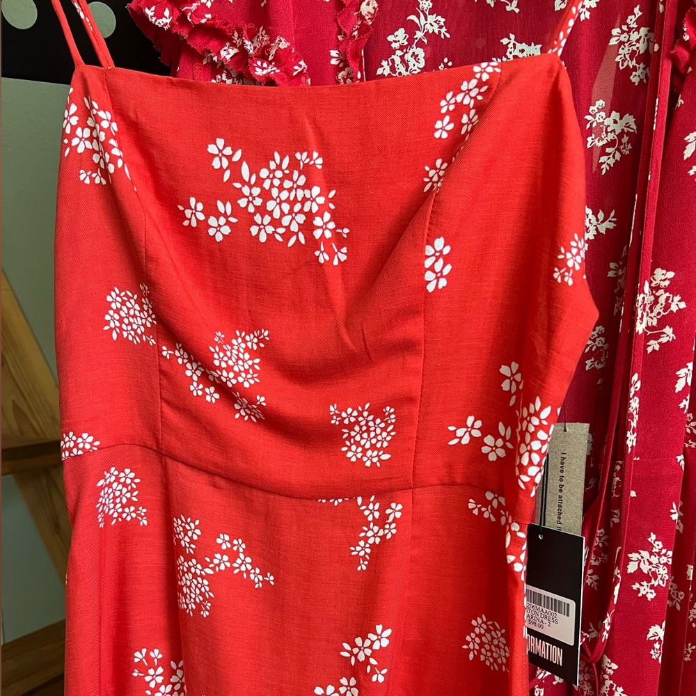 SOLD - Reformation Red Mini Dress - Picture 3 of 3